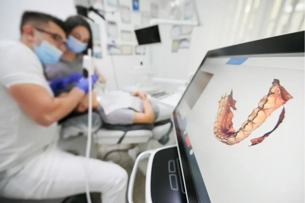 cyfrowe skanowanie jamy ustnej